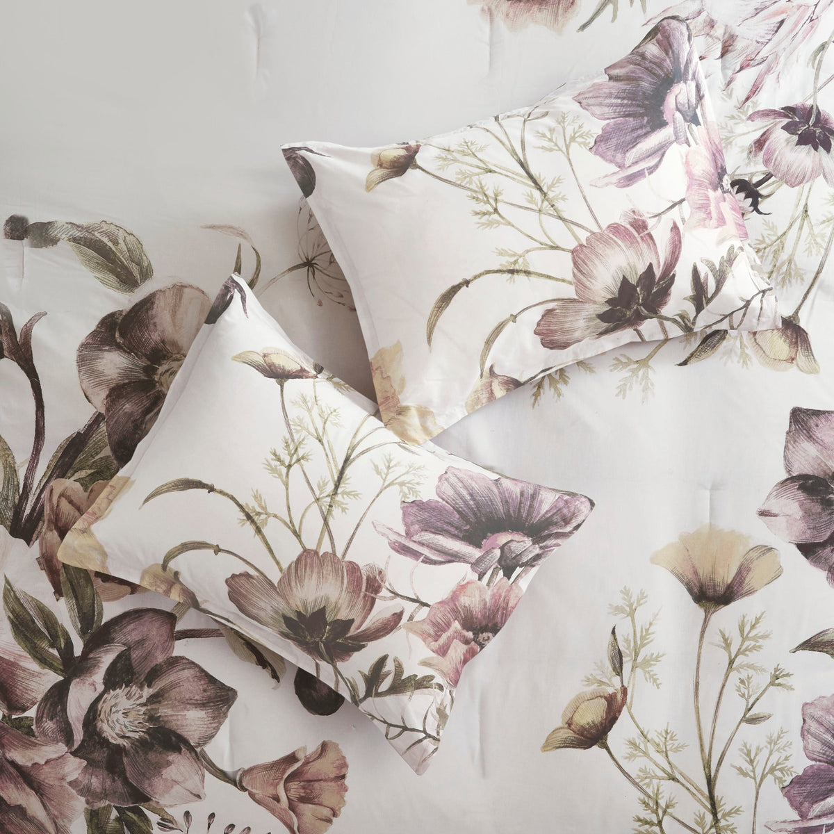 8 Piece Cotton Printed Comforter Set