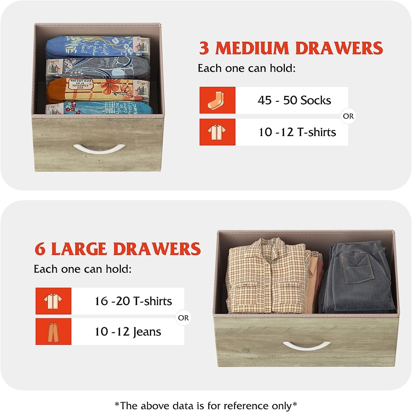Fabric Storage Tower With Nine Drawers Greige For Bedrooms And Nurseries