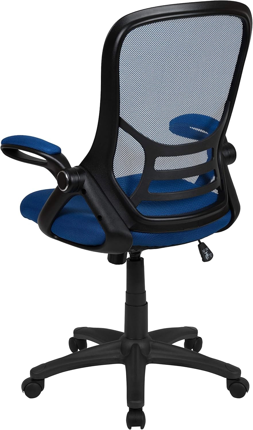 Swivel Office Chair With Lumbar Support And Flip Up Armrests