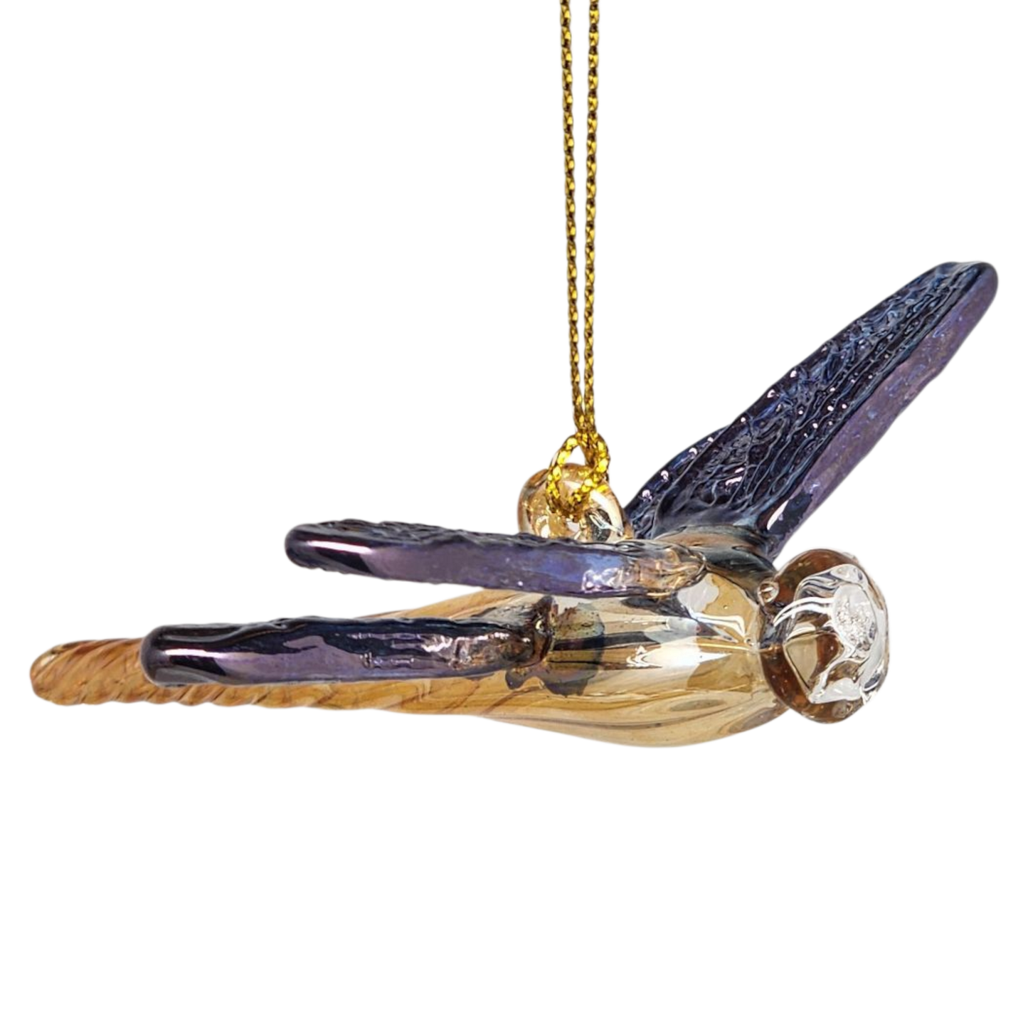 Egyptian Glass Dragon Fly - Blue Wings