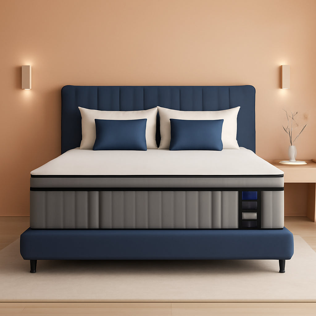King Size Gel Memory Foam Pocket Spring Hybrid Mattress