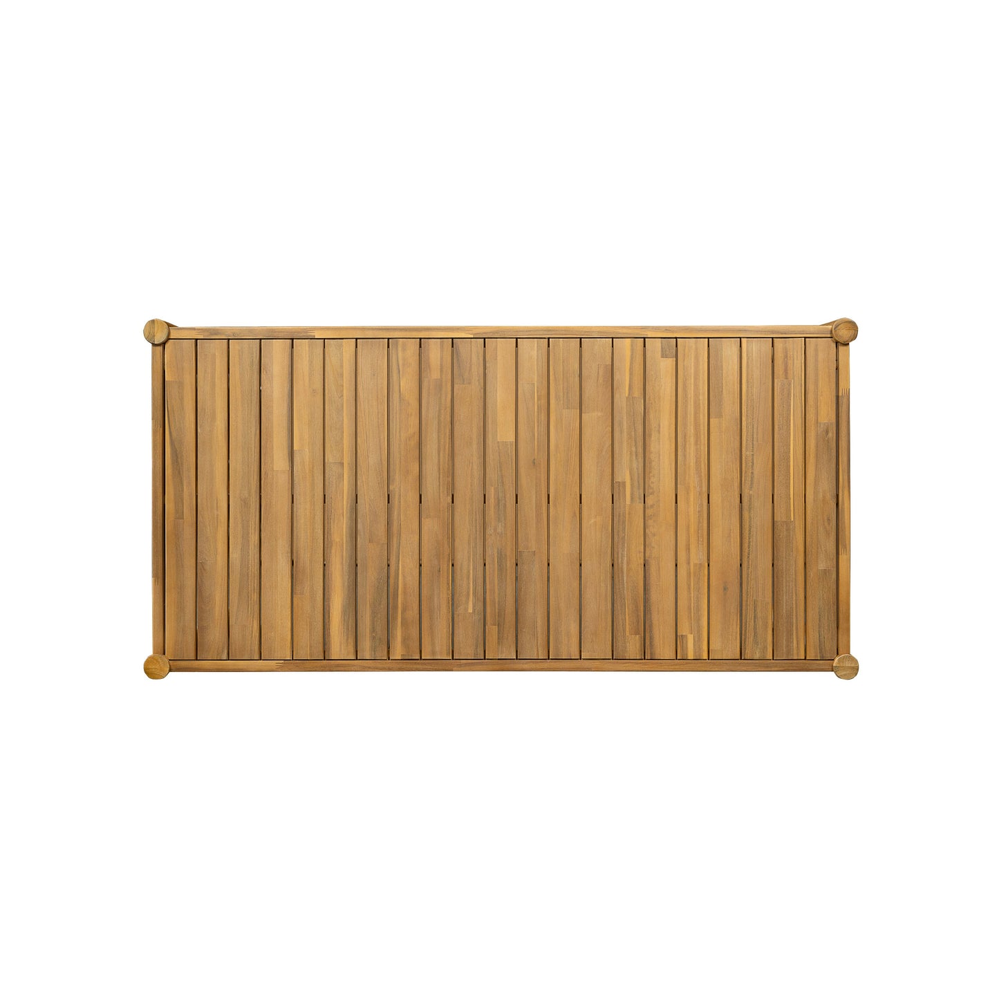 Classic Patio Dining Table, Acacia Wood, Light Teak Finish