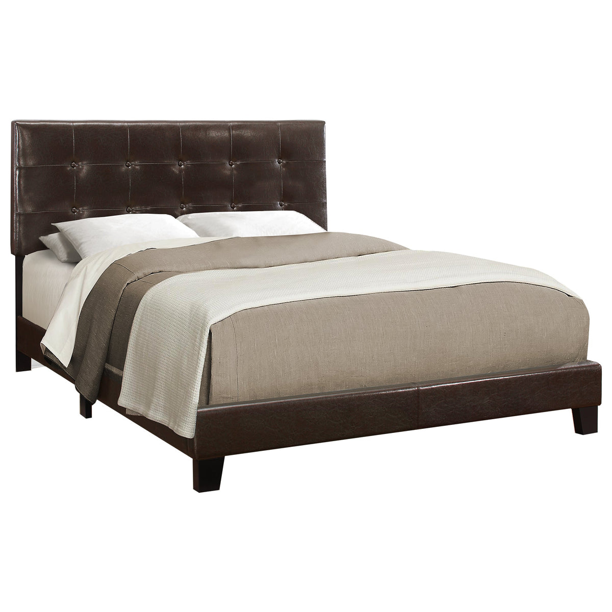Upholstered Queen Size Bed