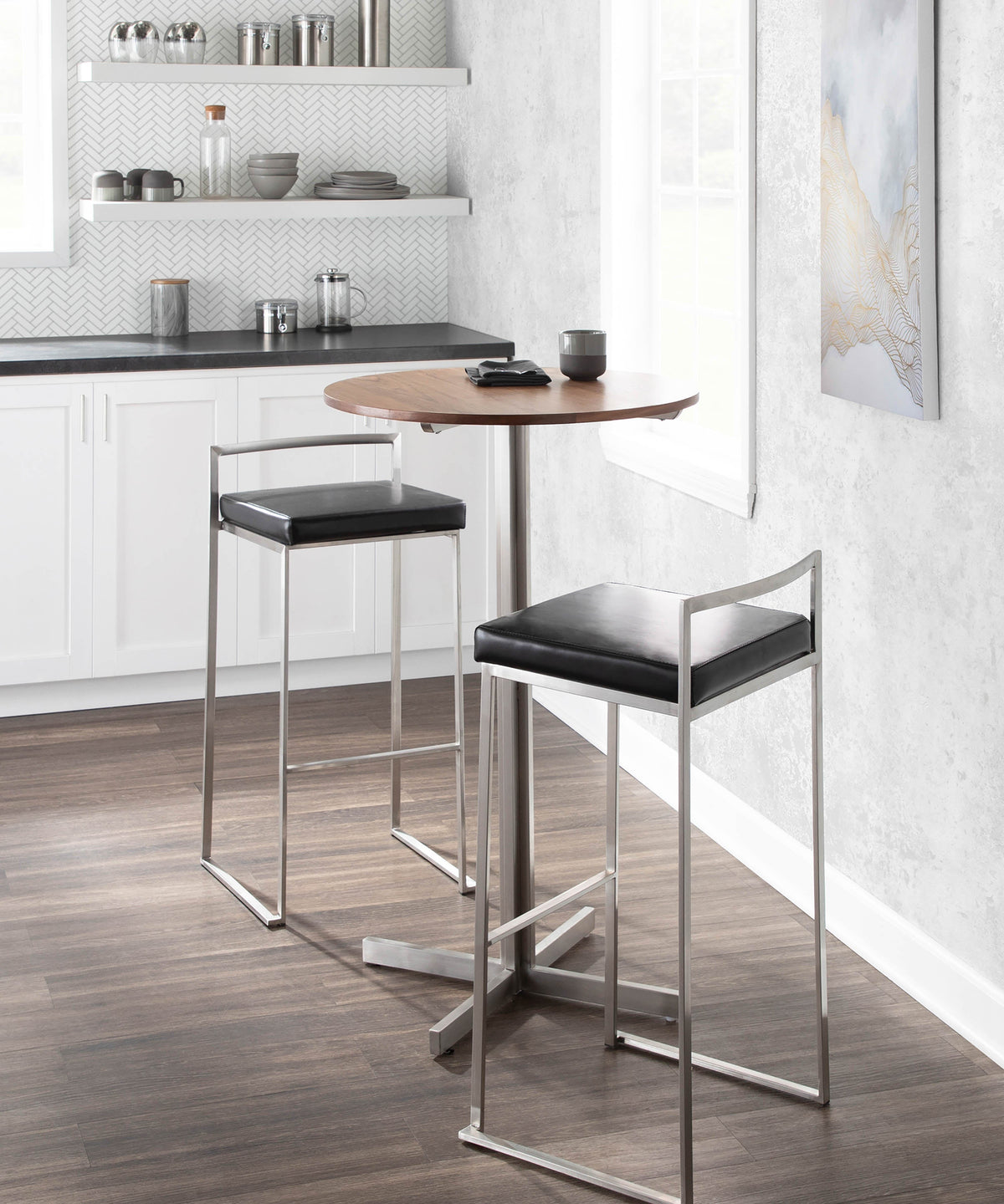 Contemporary Stackable Barstool