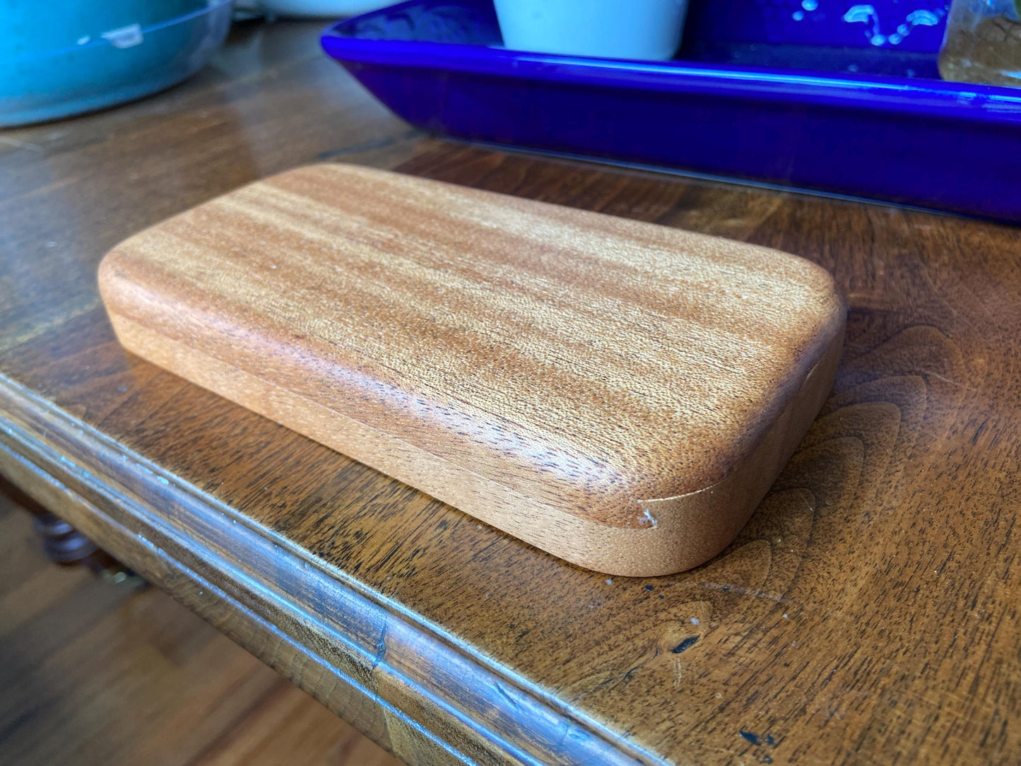 Mahogany Keepsake Box w/compartments