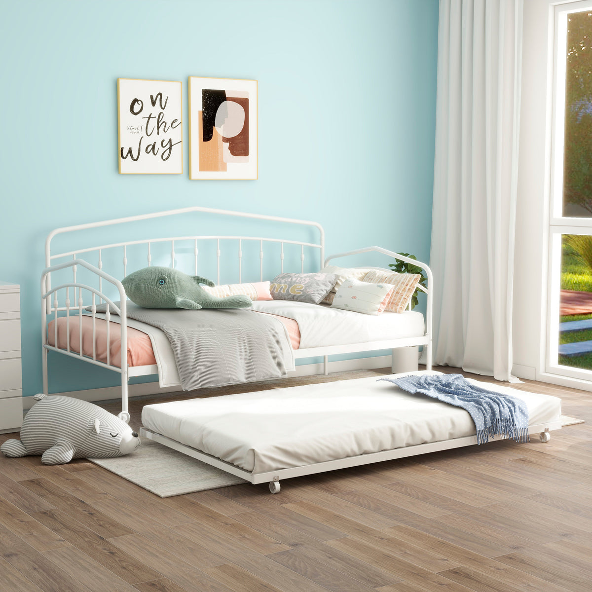 Fox Twin Daybed with Twin Trundle