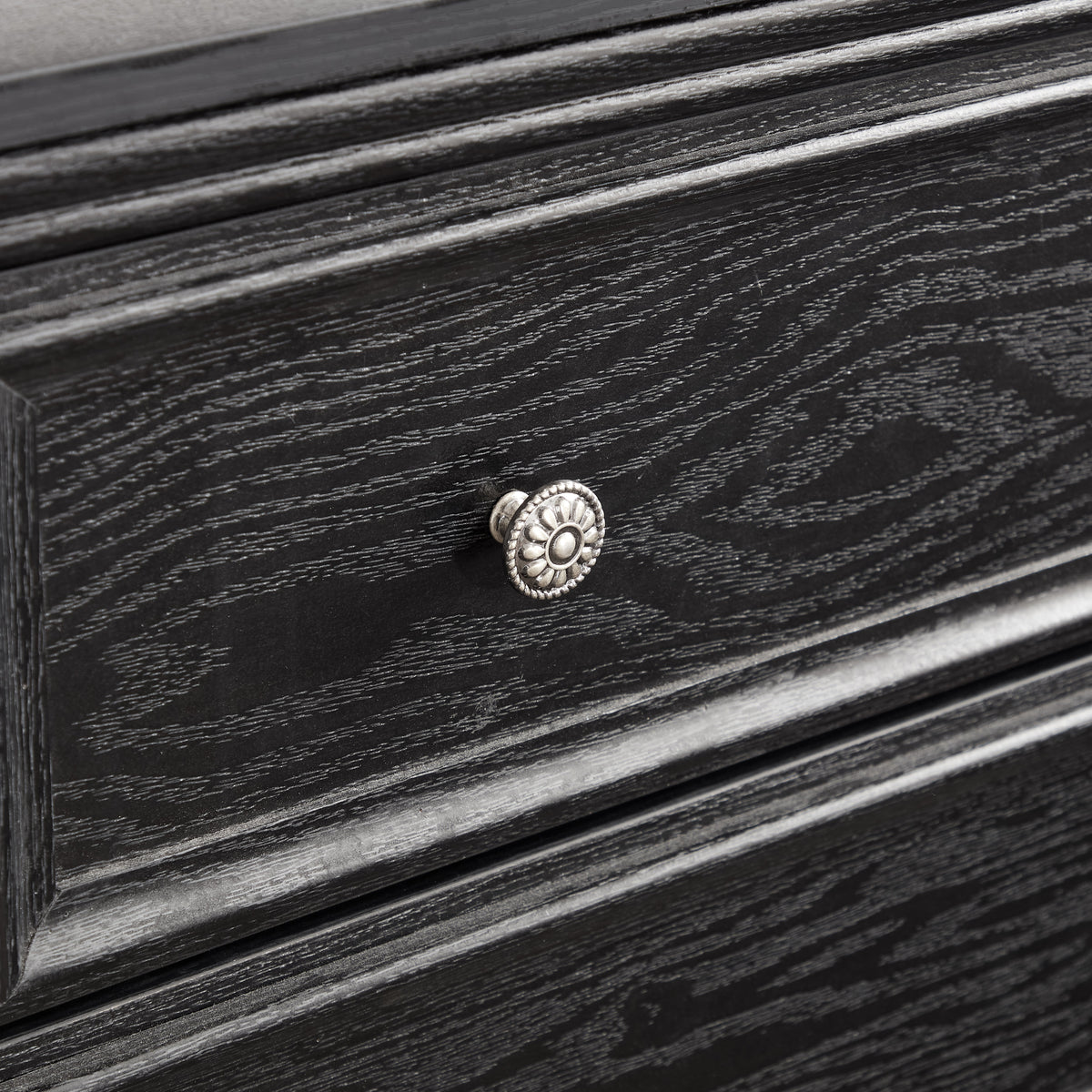 Modern 5-Drawer Dresser with Storage Cabinet
