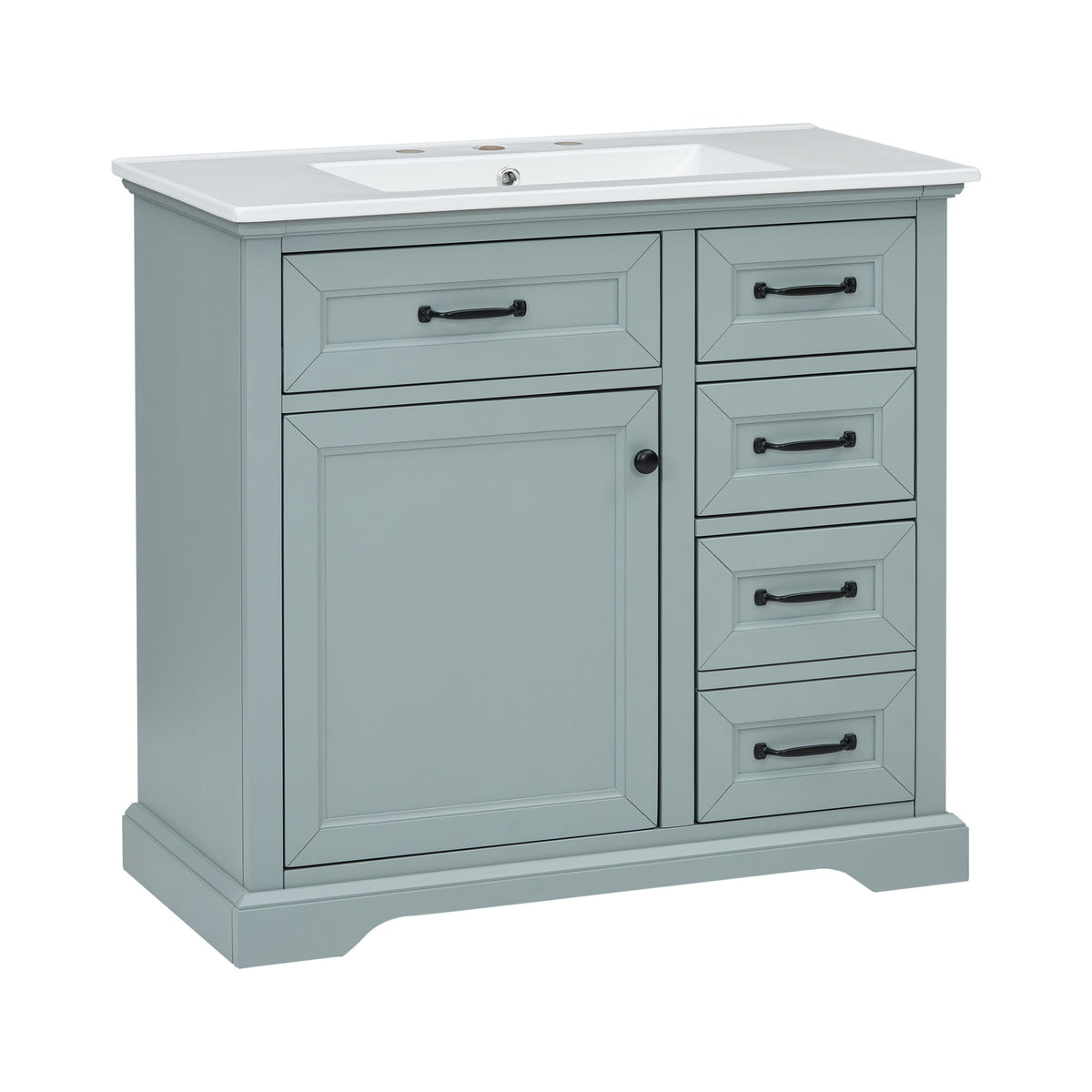 36" Bathroom Vanity with Sink
