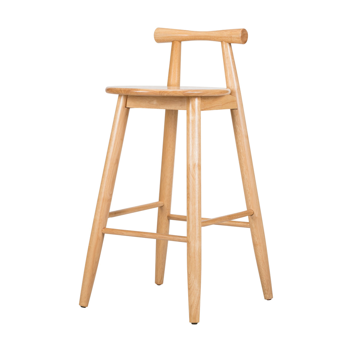 Grove Indoor Rubberwood Barstool