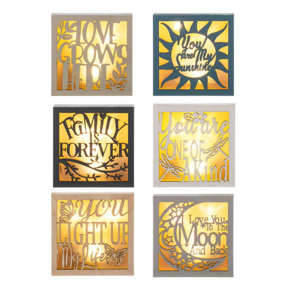 Laser Cut Light Up Blocks