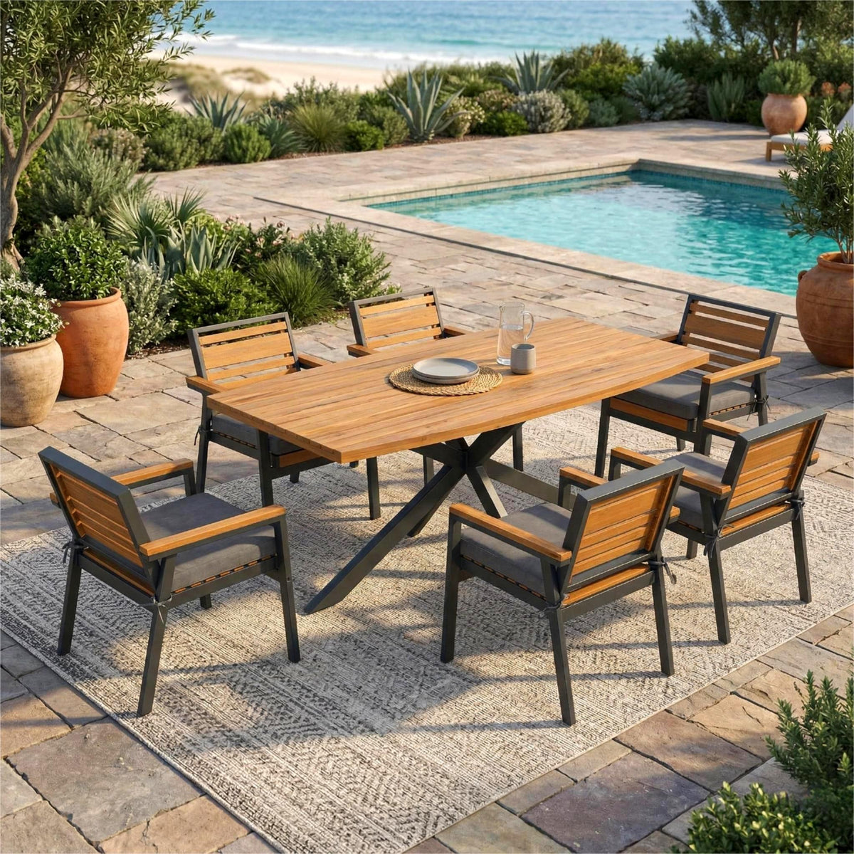 Modern 7-Piece Dining Set
