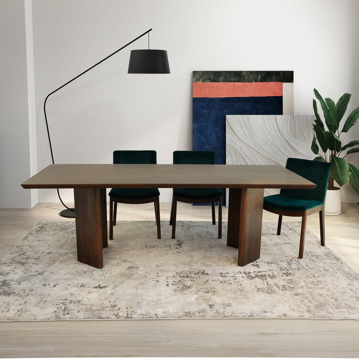 Alden Solid Wood Dining Table