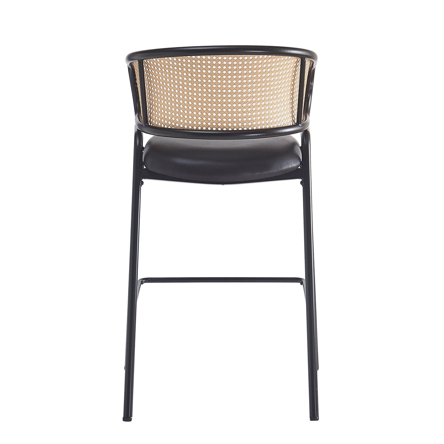 Ethan Indoor Metal Upholstered Barstool Set of 2