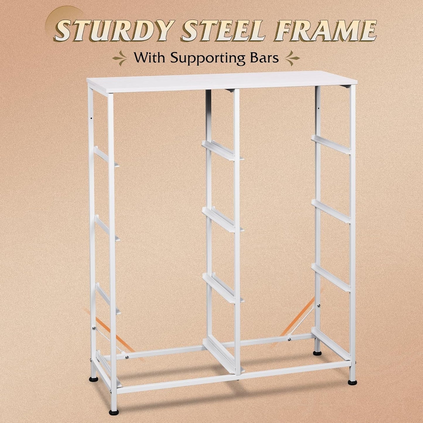 Fabric Dresser For Bedroom Tall White Modern Storage Unit
