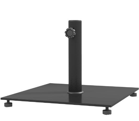 Convenient Metal Umbrella Stand Base with Adjustable Foot Pads