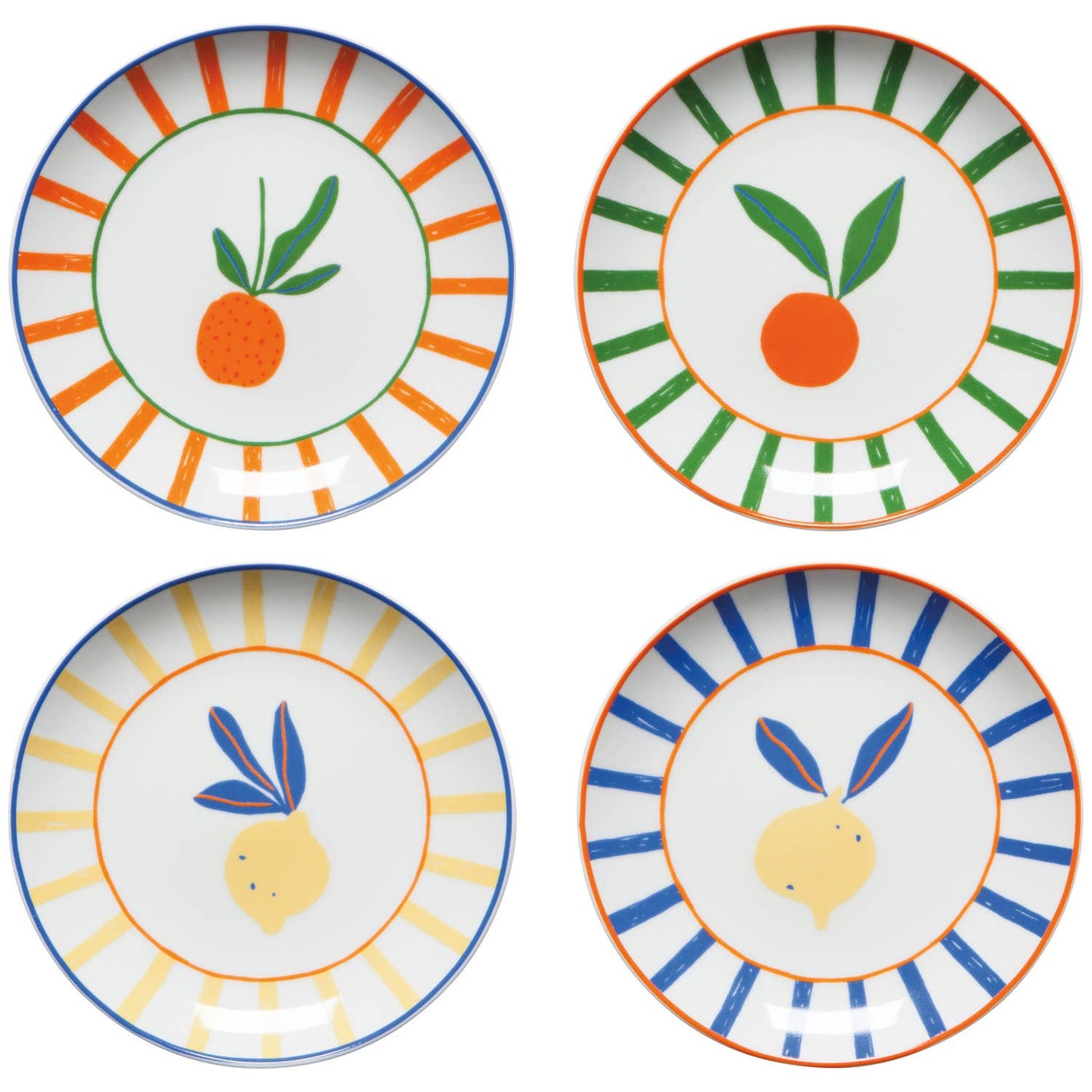 Citrus Burst Mini Plates