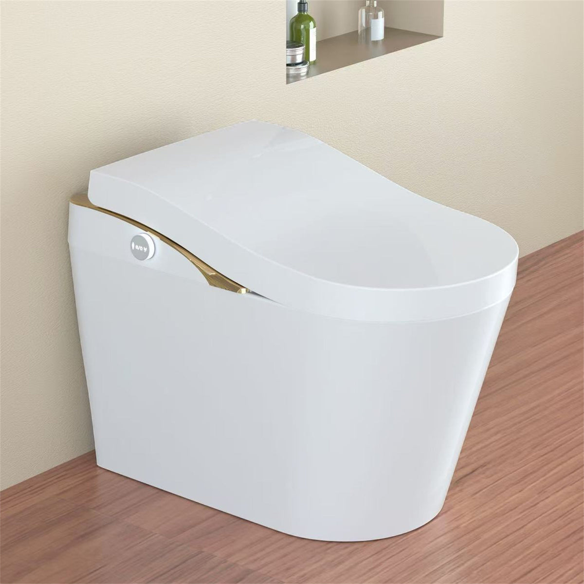 Modern Smart Toilet With Bidet and Auto Features