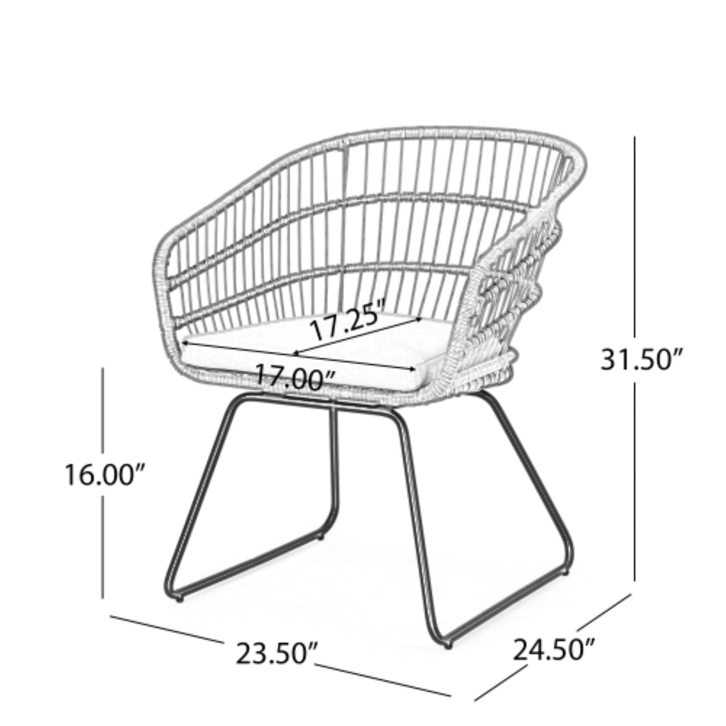 Terry Chair Set of 2
