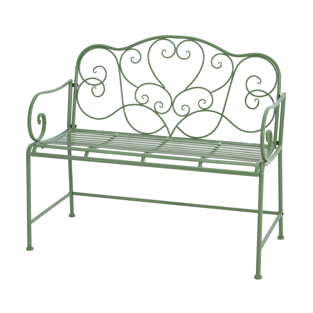 Outdoor Garden Bench - Green