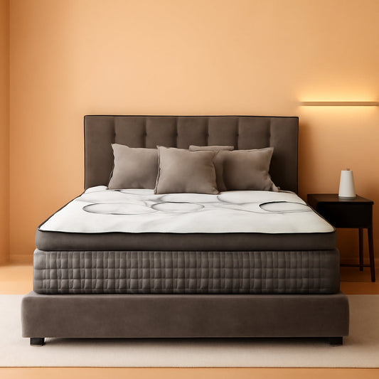 Queen 14Inch Hybrid Memory Foam Mattress UltraComfort