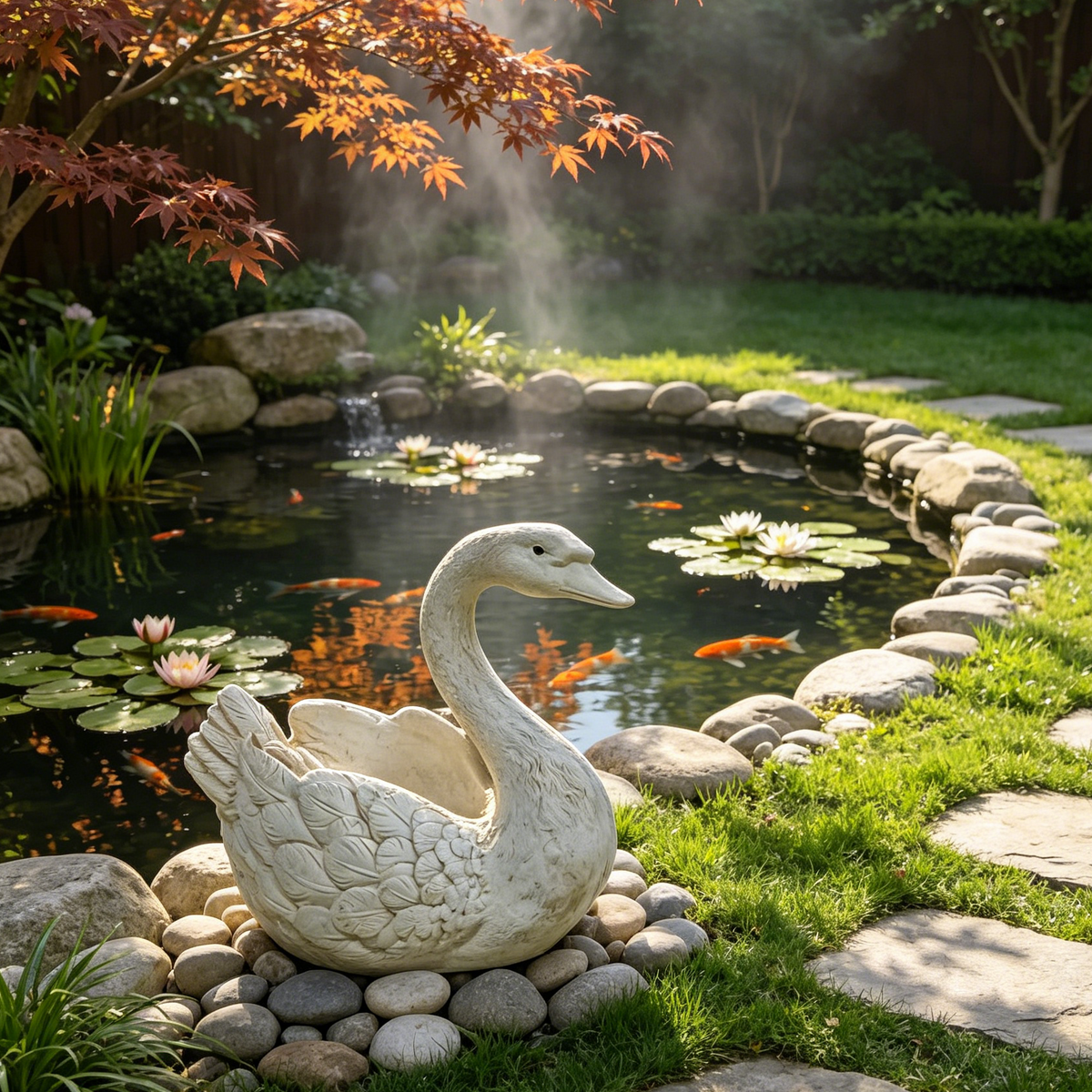Elegant Swan Planter