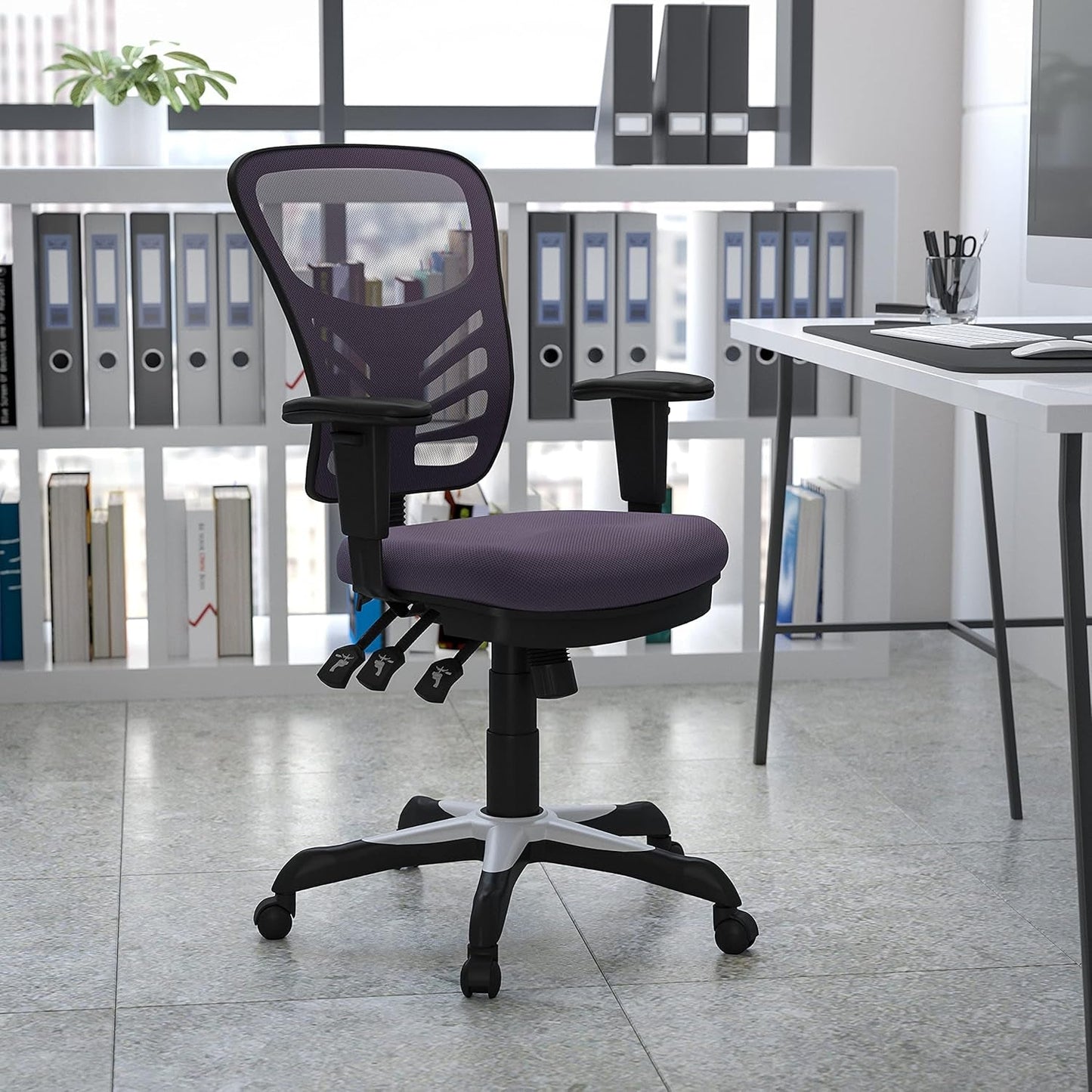 Nicholas Mid-Back Ergonomic Mesh Office Chair Dark Gray