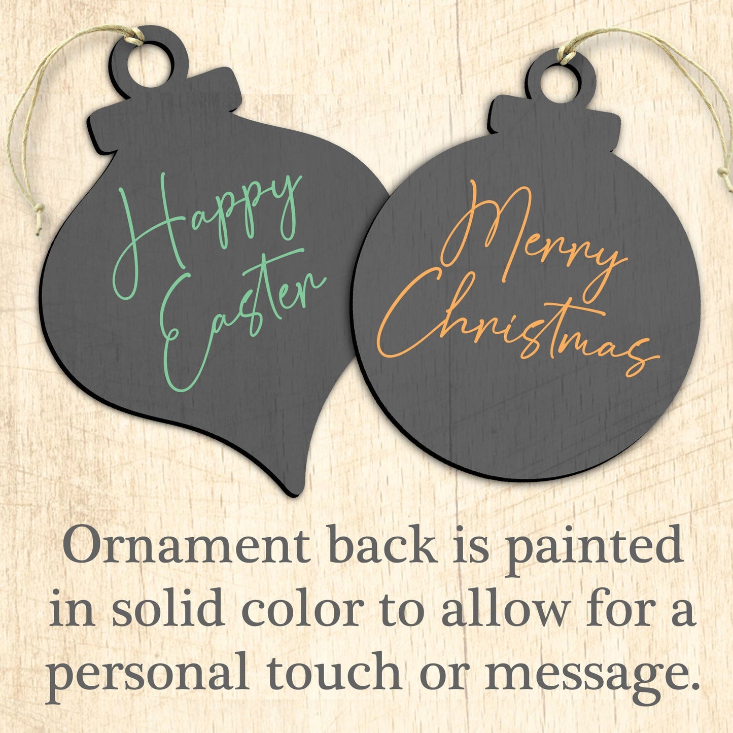 Christmas Light Lane Wooden Ornaments by Gelsinger - Christmas Santa Snowman Decor - 8021039-1926