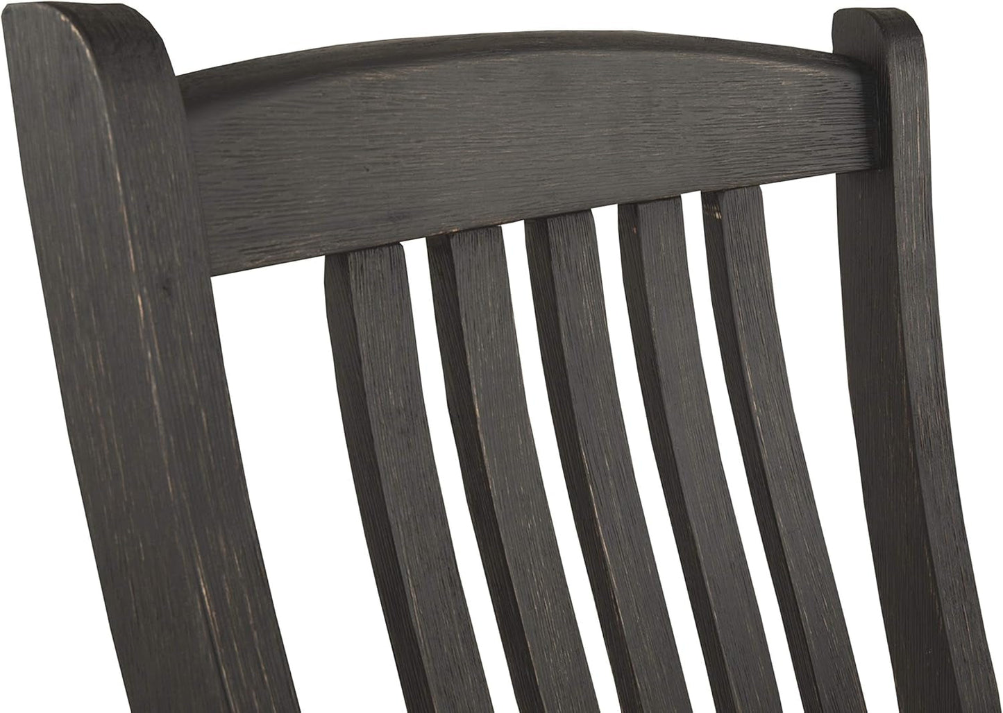 Upholstered Dining Chair 20 Inch Antique Black Set Of 2