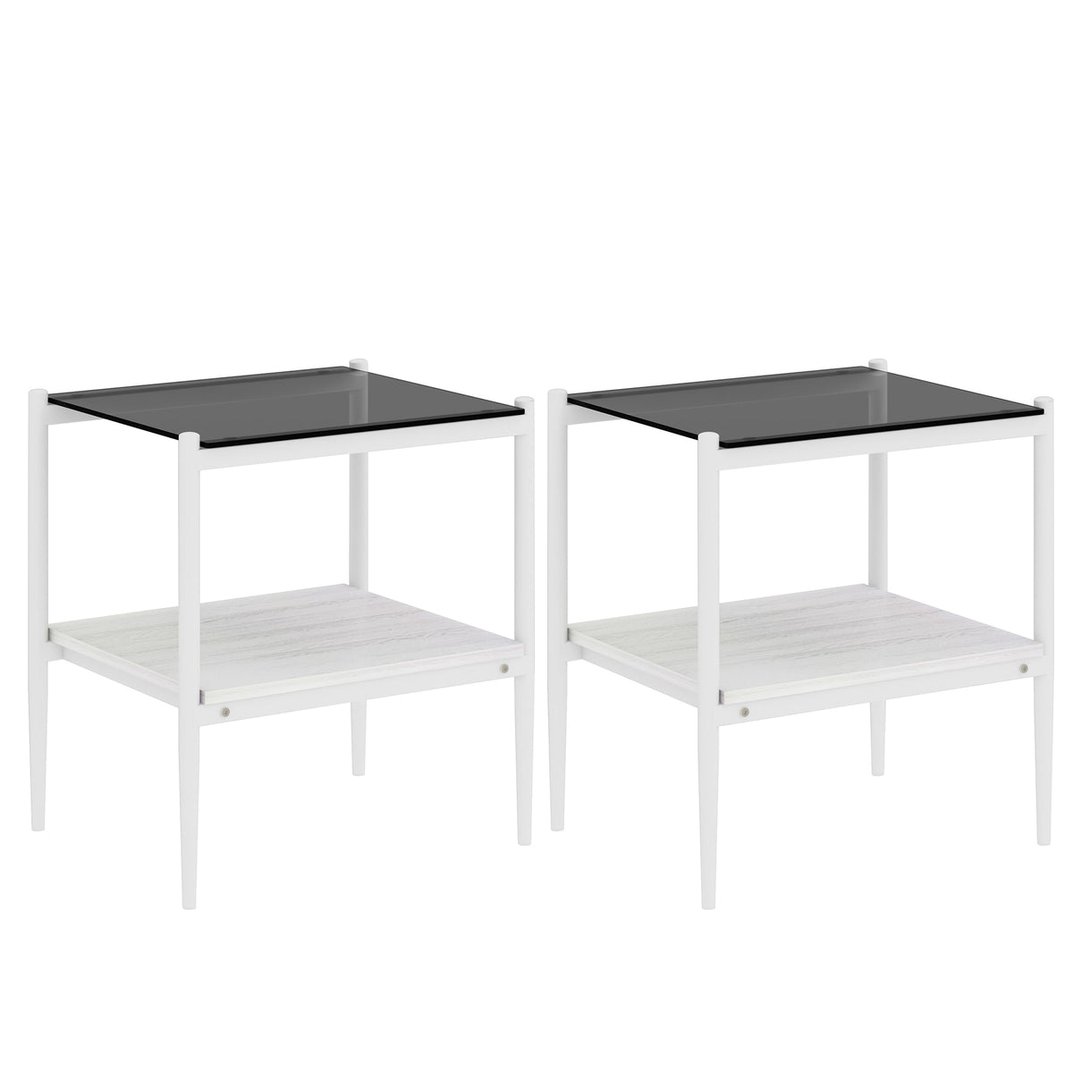 Set of 2 Rectangle End Tables