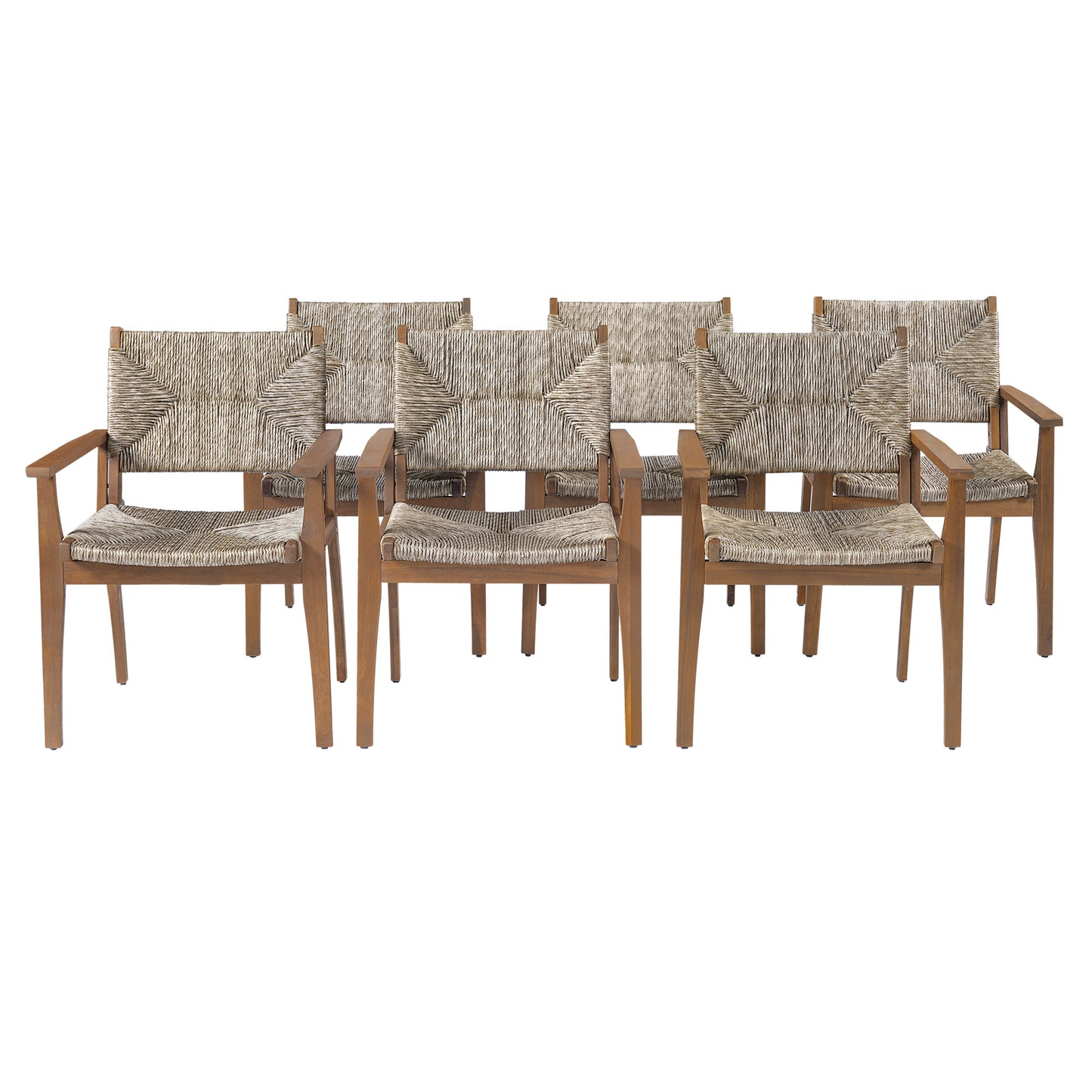 Durable Outdoor Dining Chair with Acacia Wood Frame
