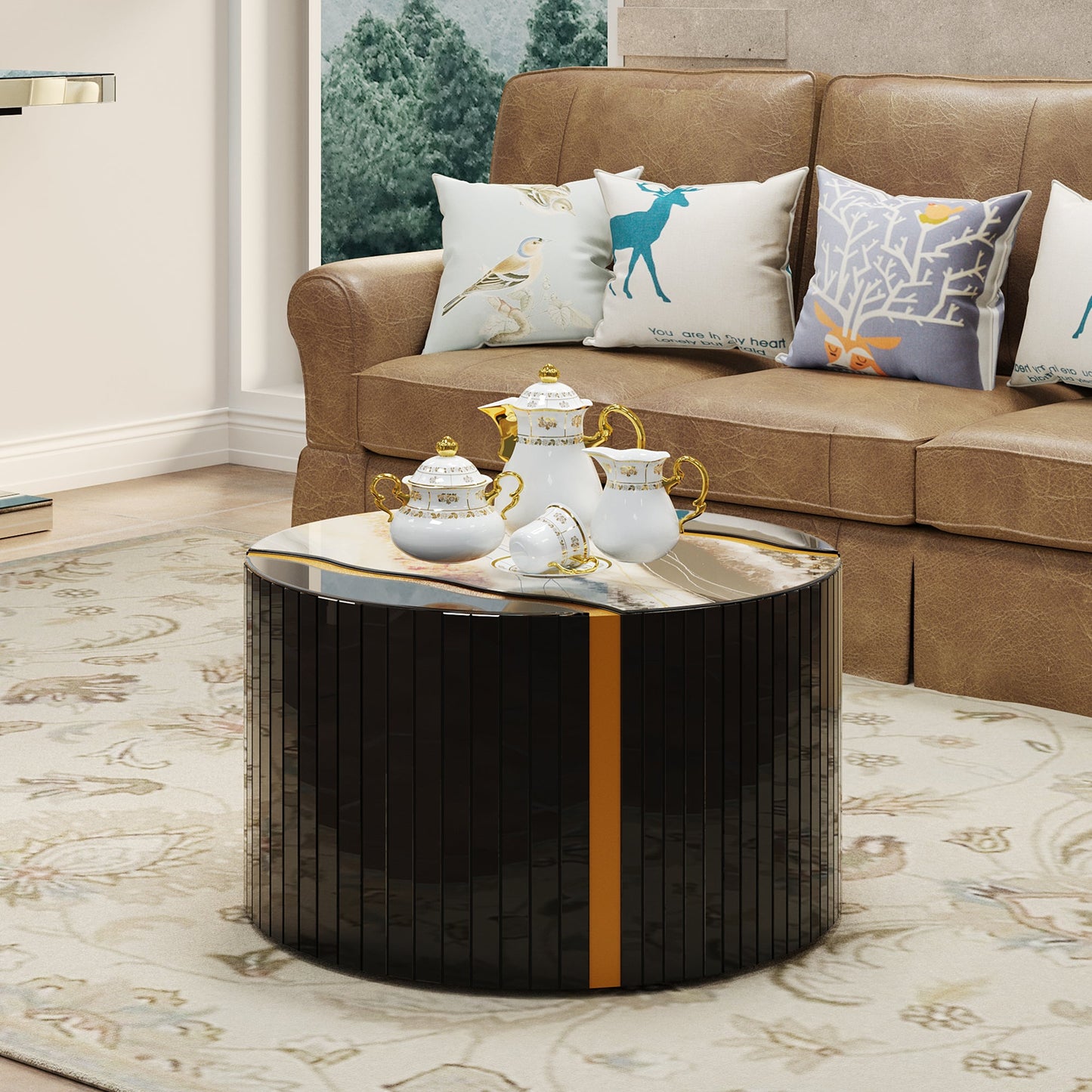 Modern Round Coffee Table