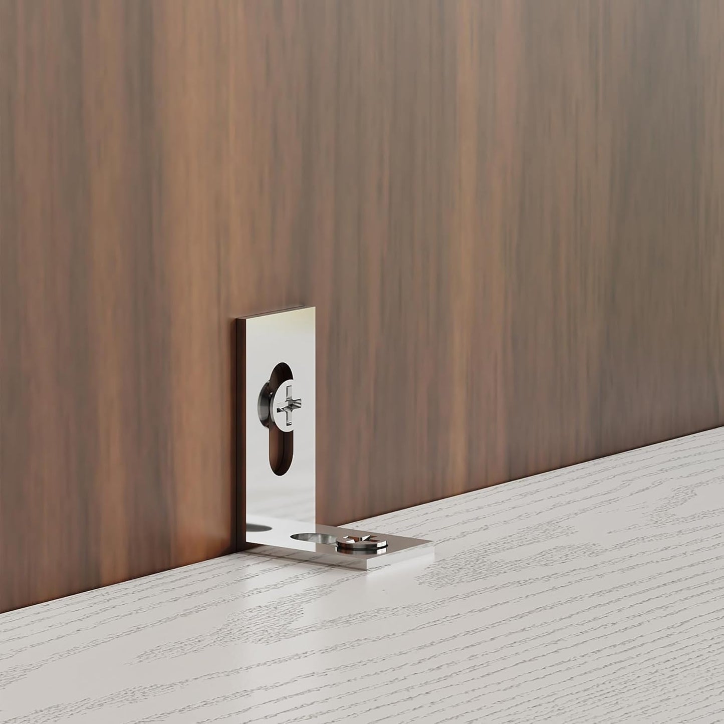 Geometric 6 Shelf Industrial Bookcase White Tall Storage