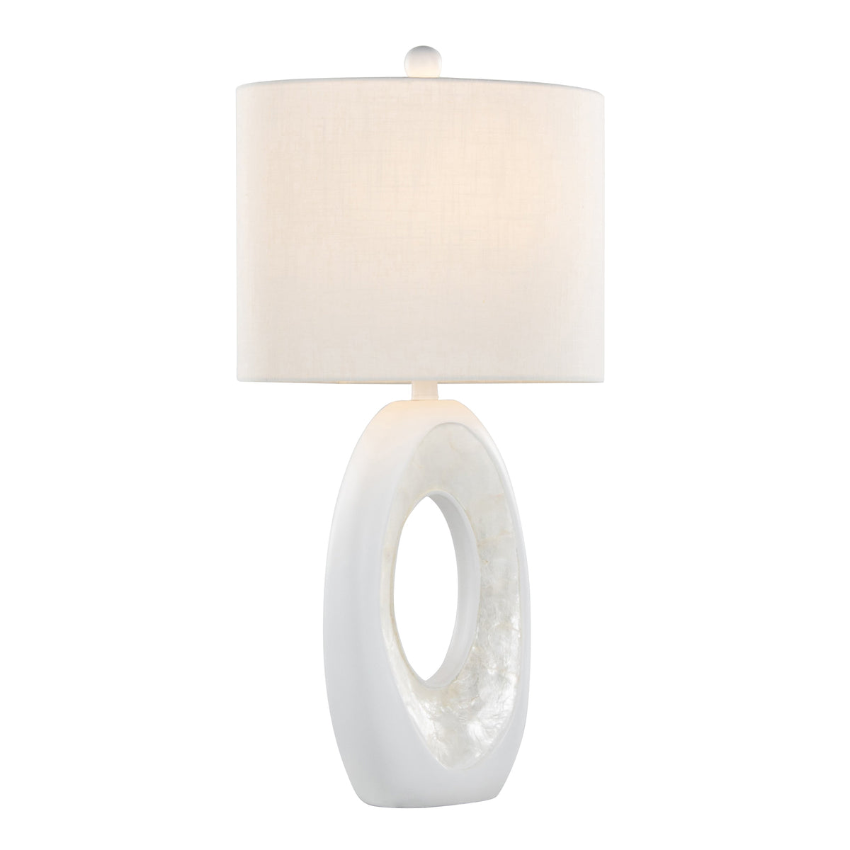 Pearl 29" Contemporary Polyresin Table Lamp in Matte