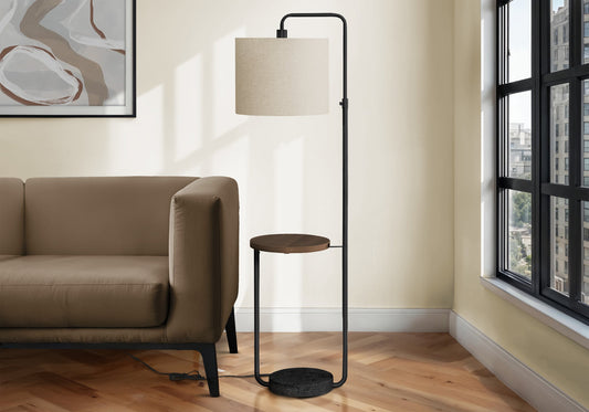 Modern 67" Floor Lamp with USB Port