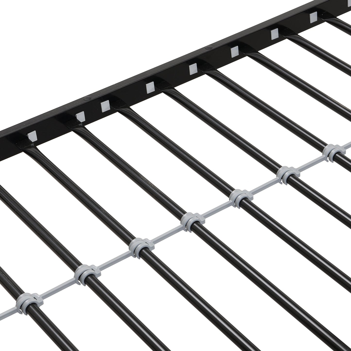 Twin Over Full Metal Bunk Bed with Trundle