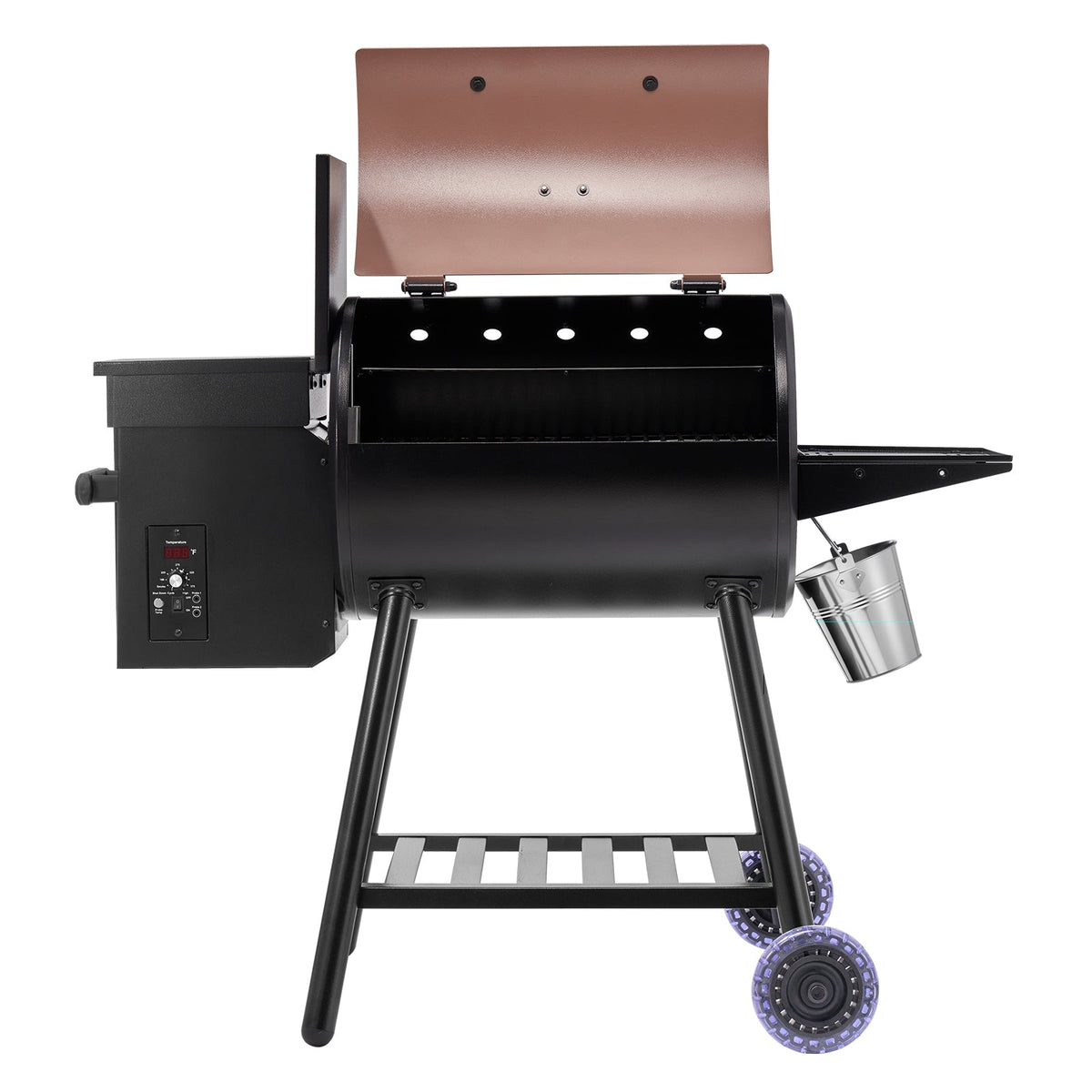Wood Pellet Grill Smoker Outdoor Electric BBQ Grill
