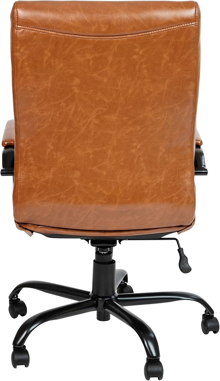 Whitney High Back Leathersoft Desk Chair Adjustable Height