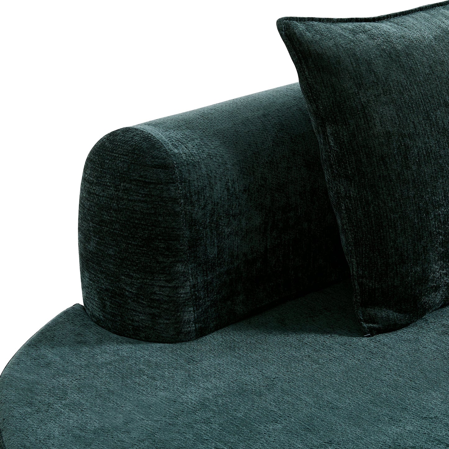 138.6" Modern Curved Modular Sectional Sofa