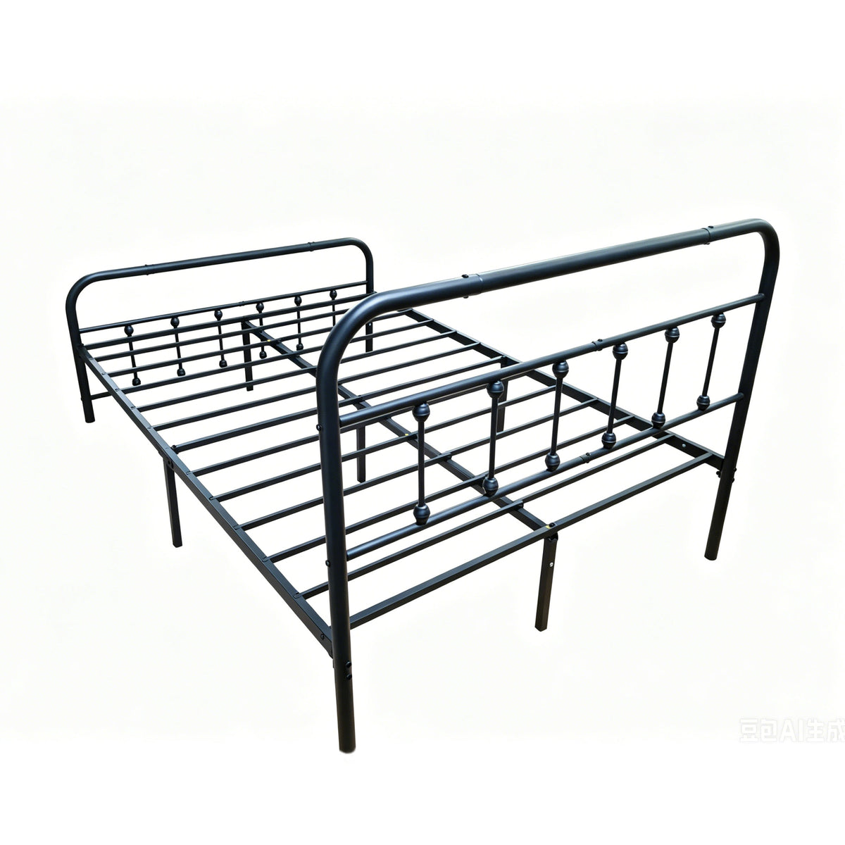 Full Size Metal Bed Frame with Headboard