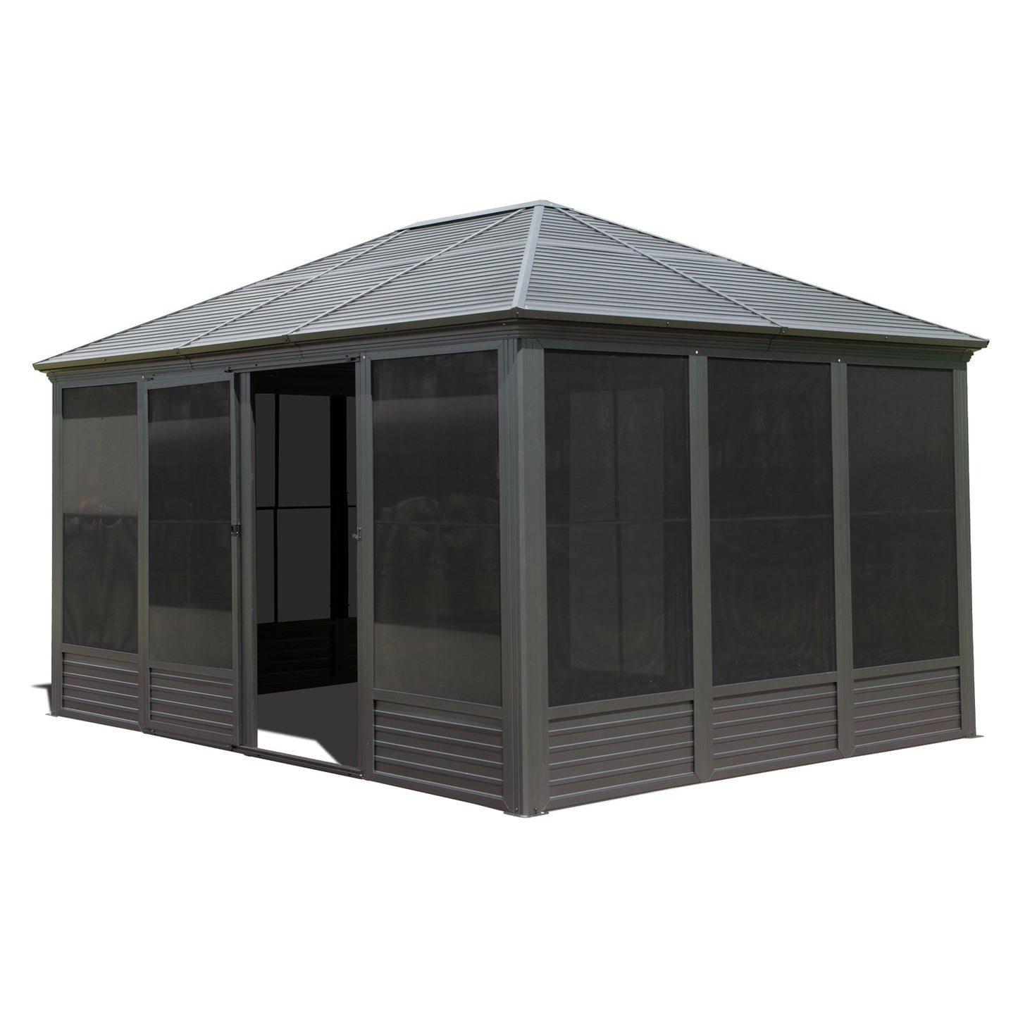 11.2x14.6FT Sunroom Aluminum Hardtop Gazebo