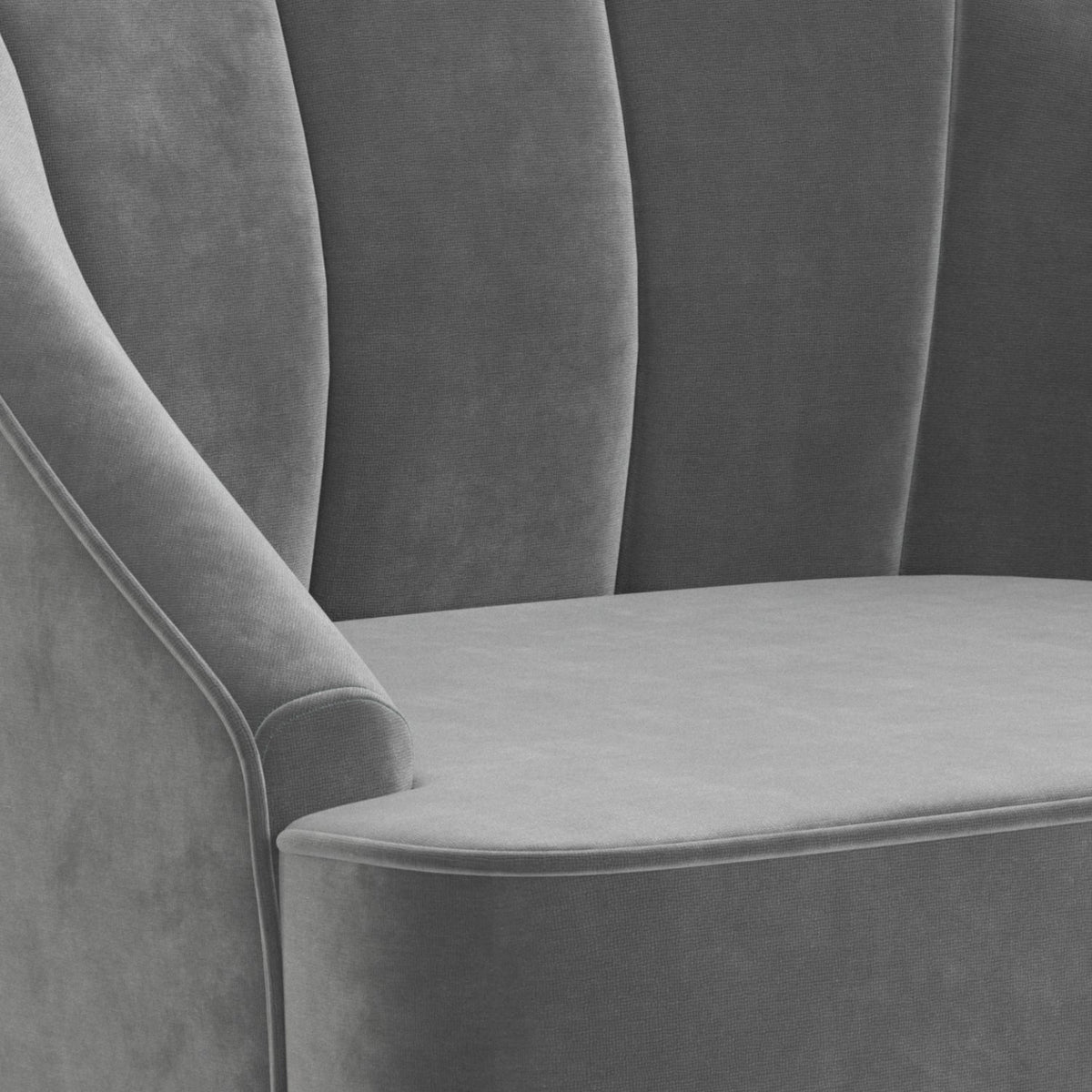 Harrah Accent Chair - Smoky Grey