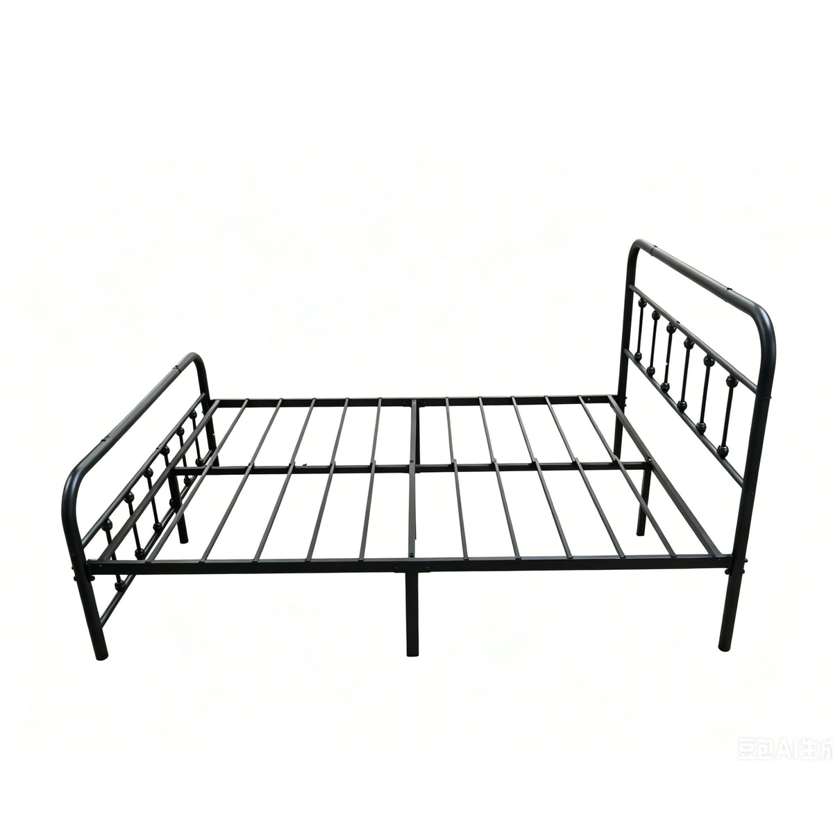 Full Size Metal Bed Frame with Headboard