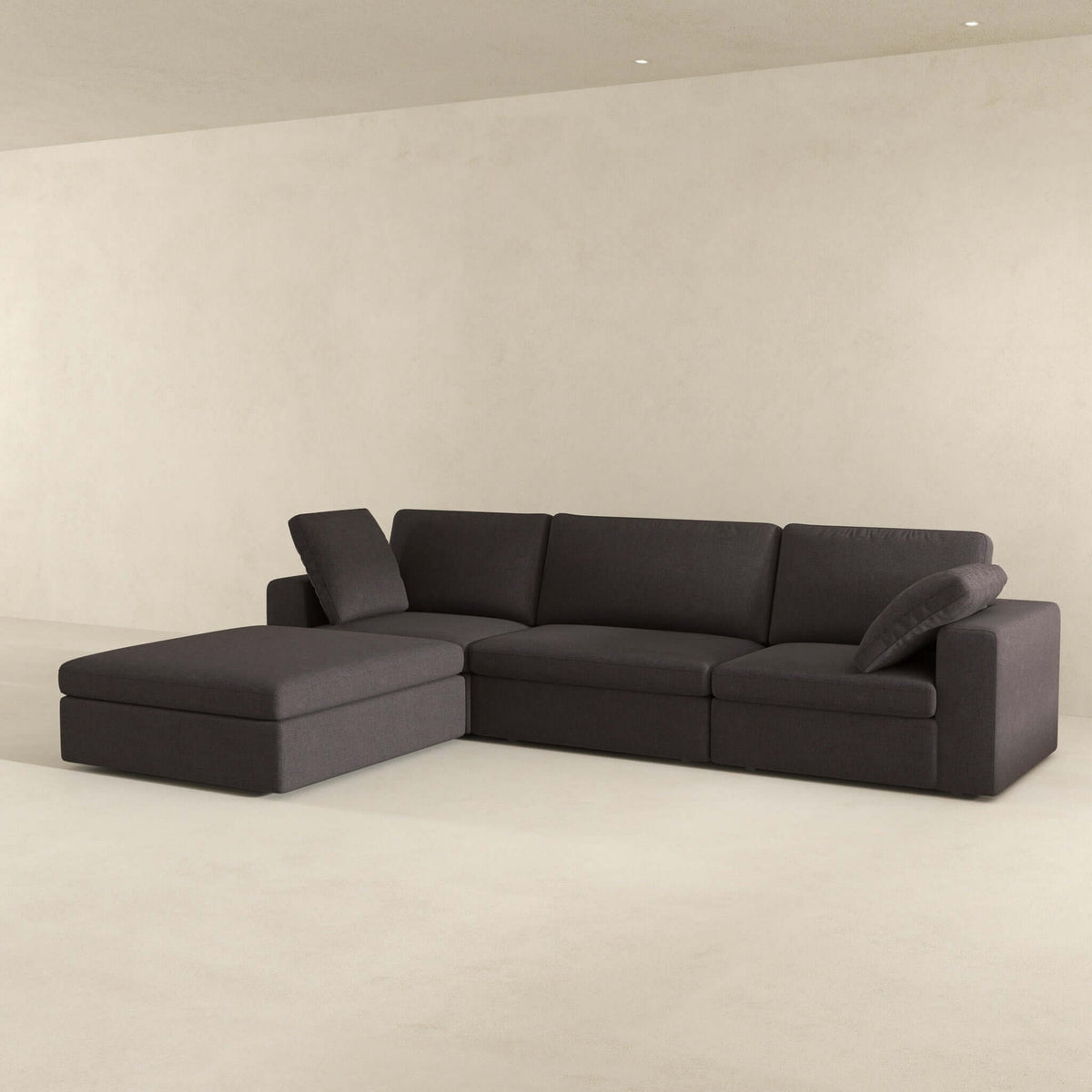 Cecilia Modular Corner Sectional Modern Fabric Sofa