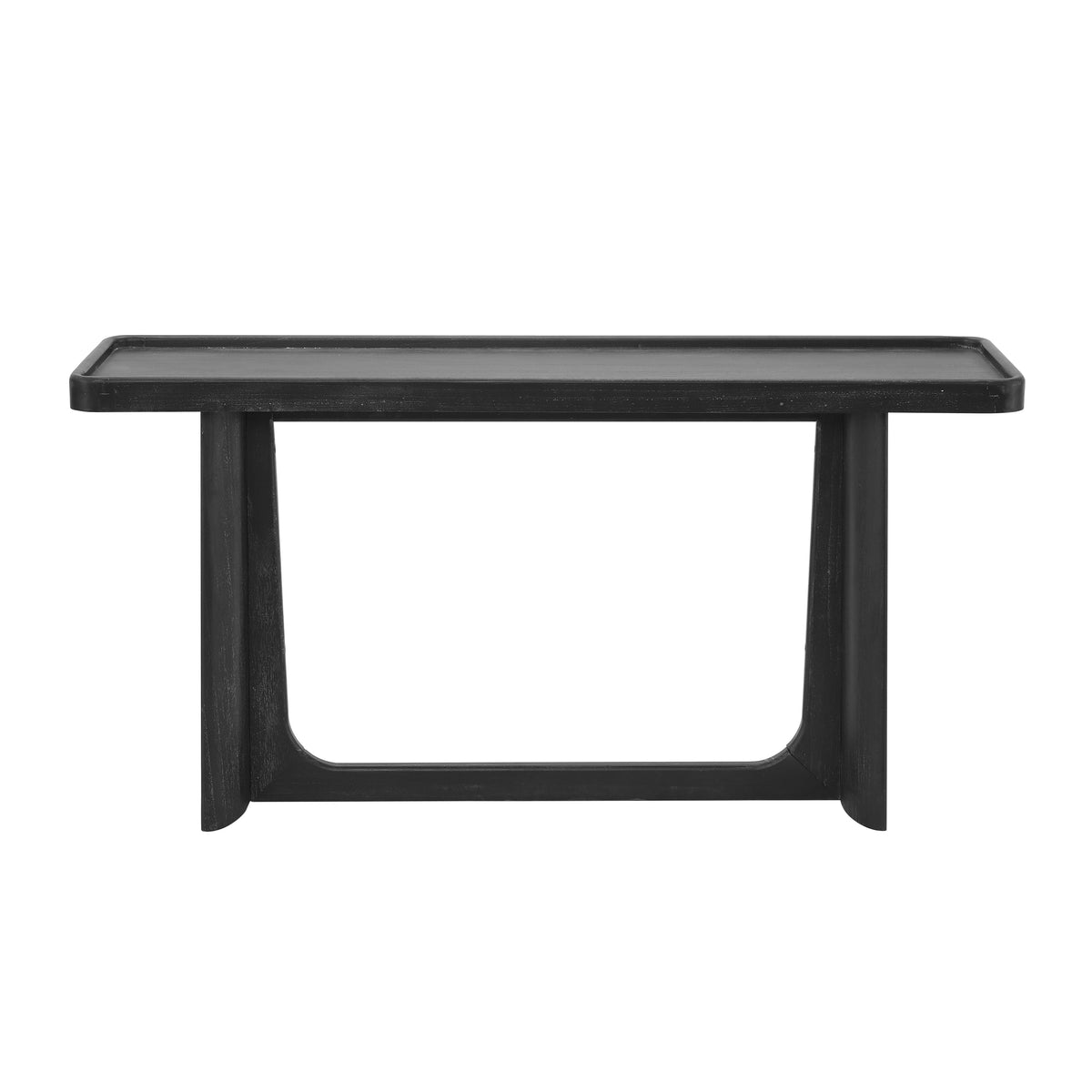 Farmhouse Console Table with Tray Top Design