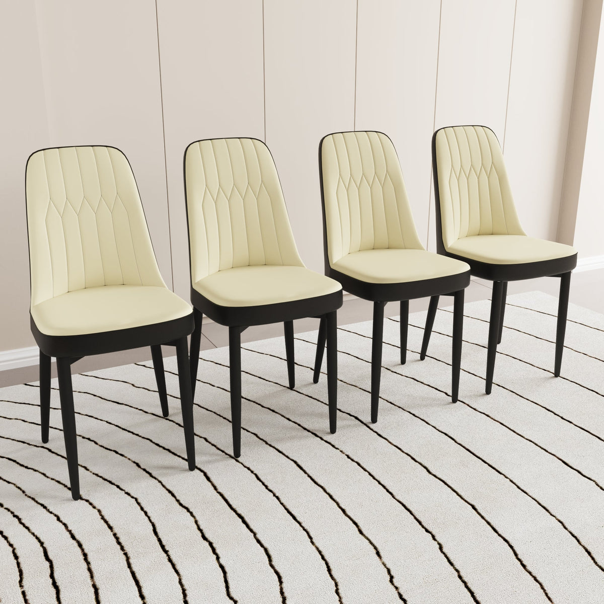 Set of 4 Modern Dining Chairs