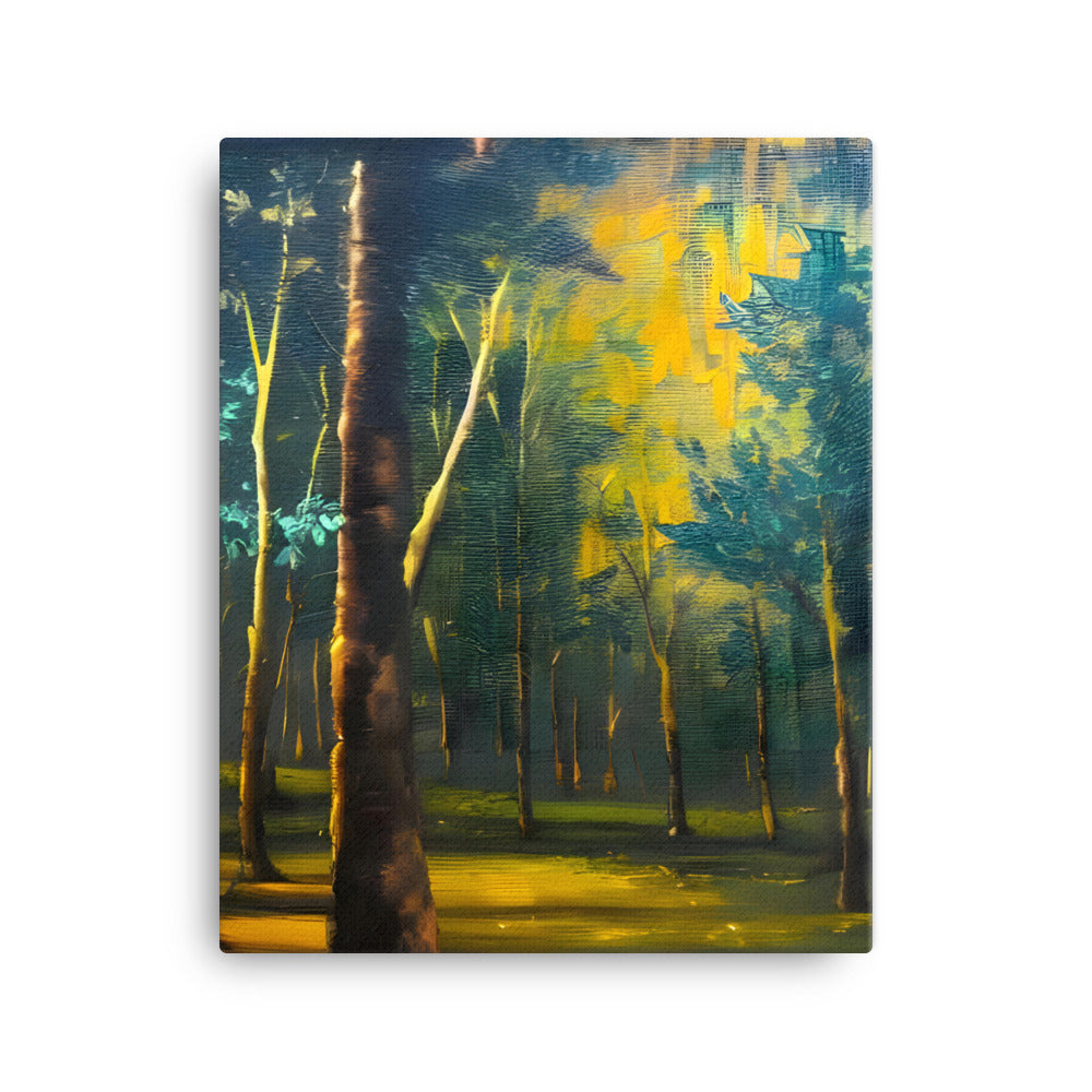Serene Green Forest