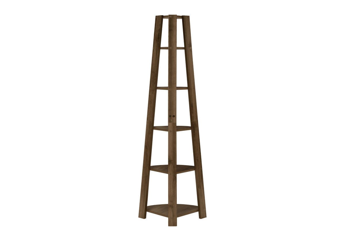 Corner 5 Tier Bookshelf - 72" Tall