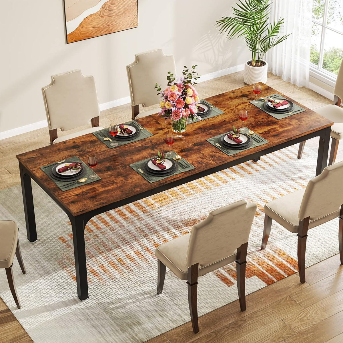 78" Rustic Dining Table
