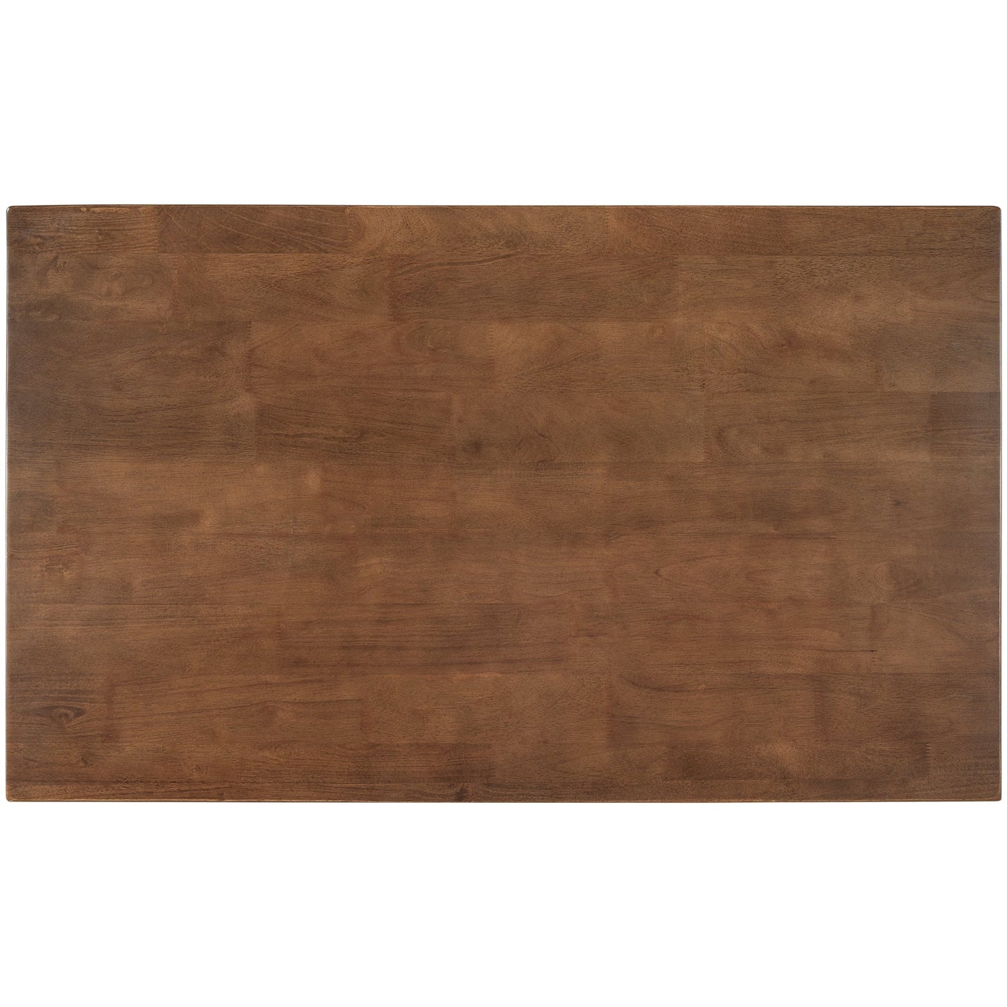 TOPMAX Rustic 3-piece Stationary Kitchen Island Set with Butcher Block and Seating, Walnut and Cream White