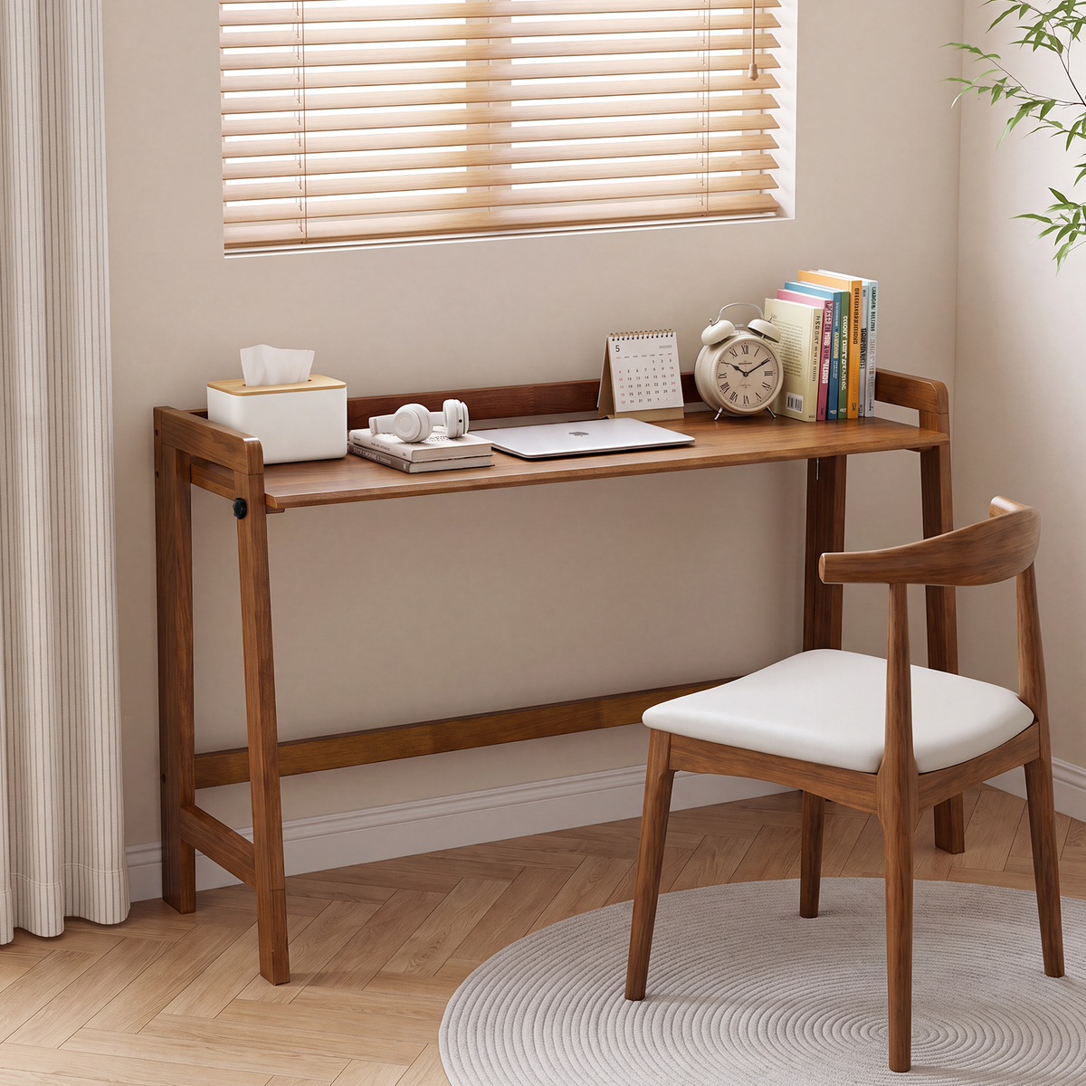 Solid Wood Folding Desk